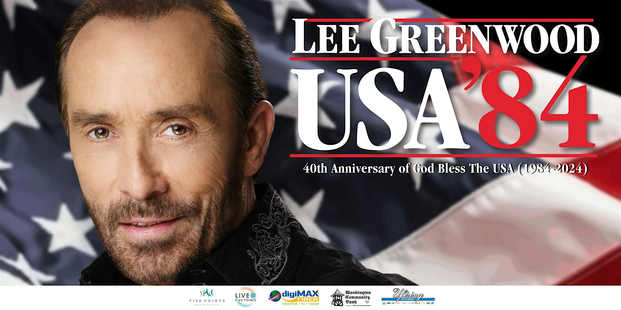 Lee Greenwood – Washington, IL