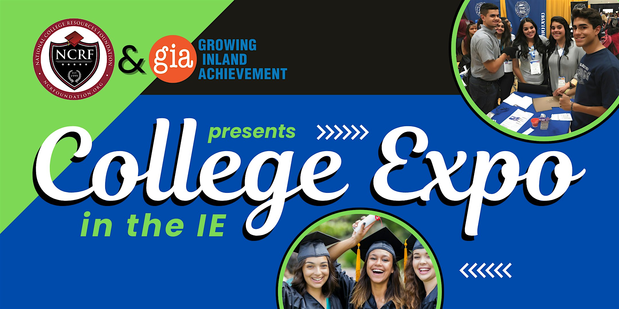 NCRF & GIA Presents College Expo in the IE…FREE – Riverside, CA