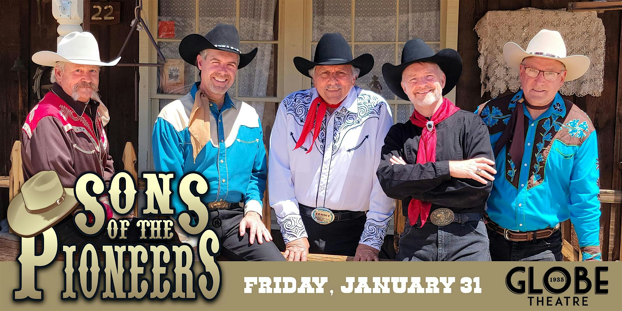 SONS OF THE PIONEERS LIVE AT THE GLOBE THEATRE – Bertram, TX