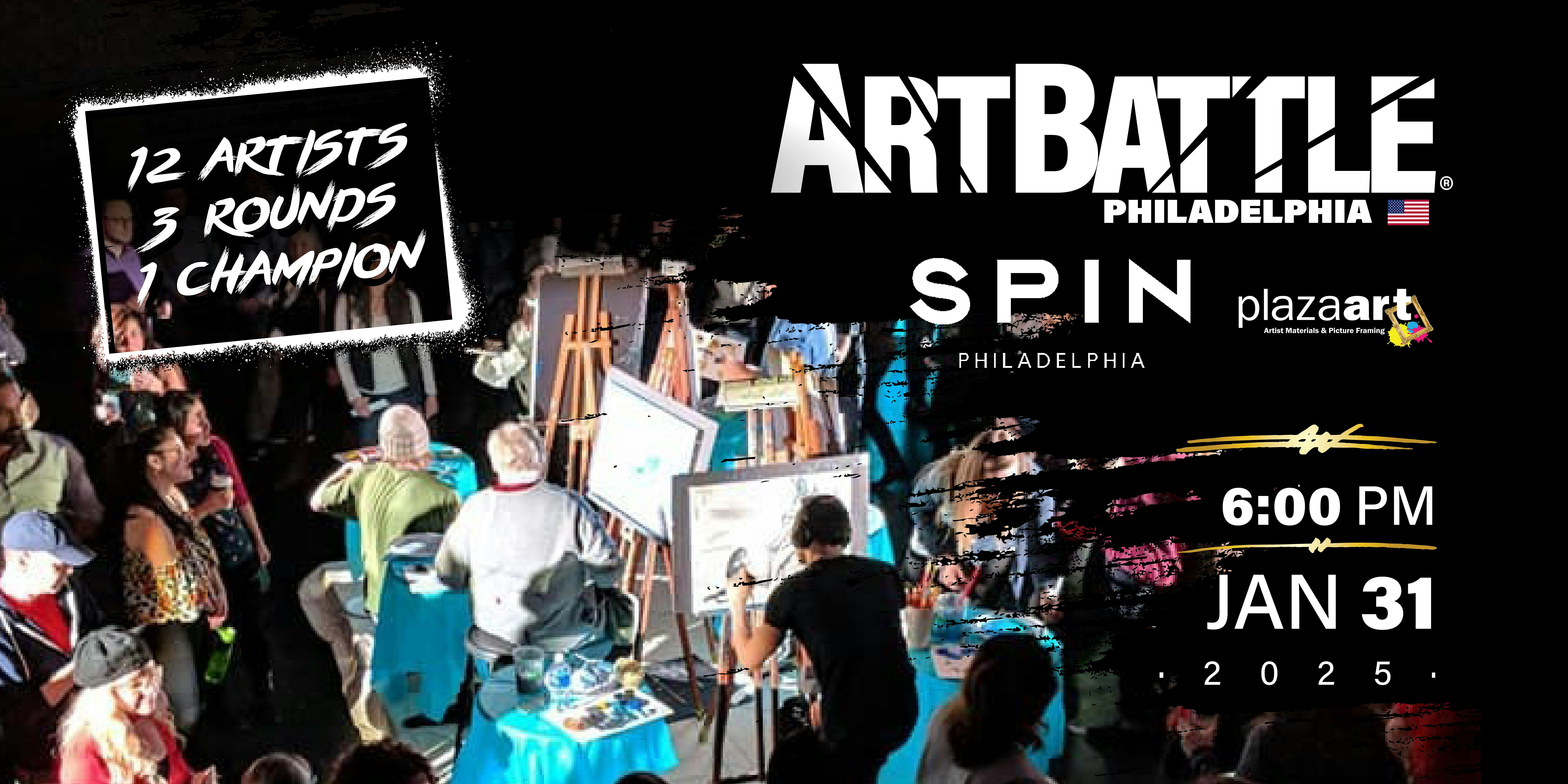 Art Battle Philadelphia – January 31, 2025 – Philadelphia, PA