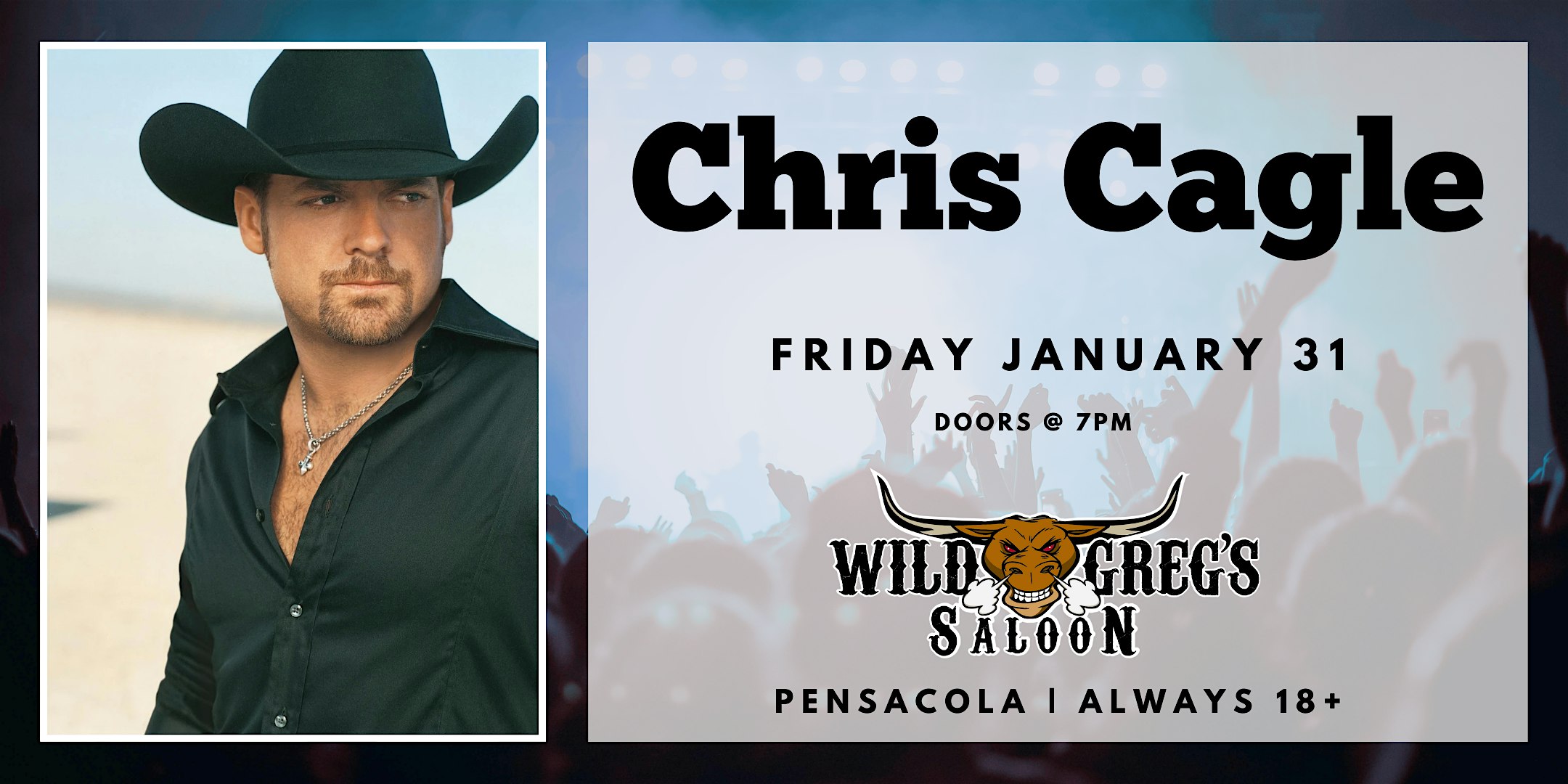 Chris Cagle live in concert – Pensacola, FL