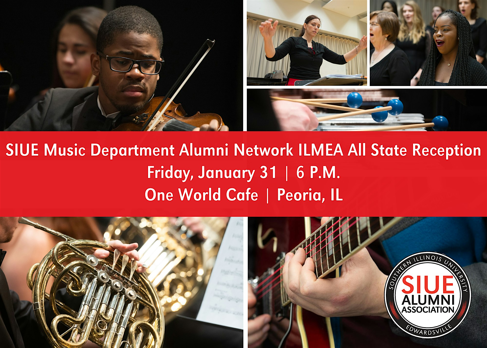 SIUE Music Alumni Network ILMEA All State Reception – Peoria, IL