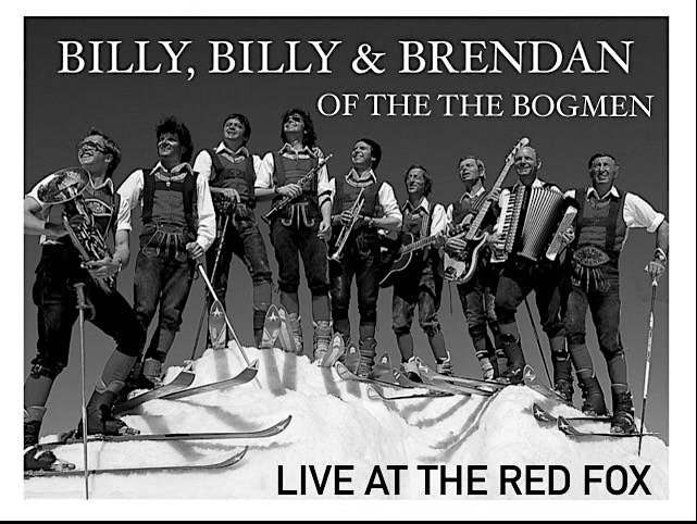 Billy, Billy and Brendan from The Bogmen at The Red Fox 1/31/25 – Winhall, VT