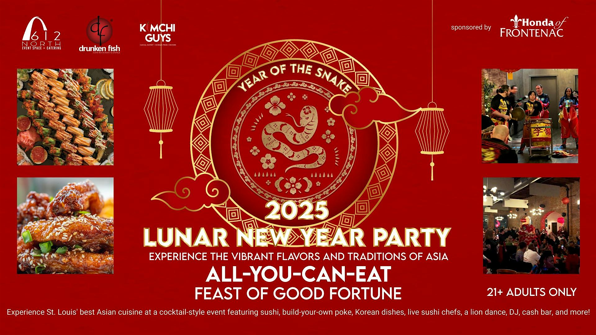 Drunken Fish’s 2025 Lunar New Year Party – St. Louis, MO