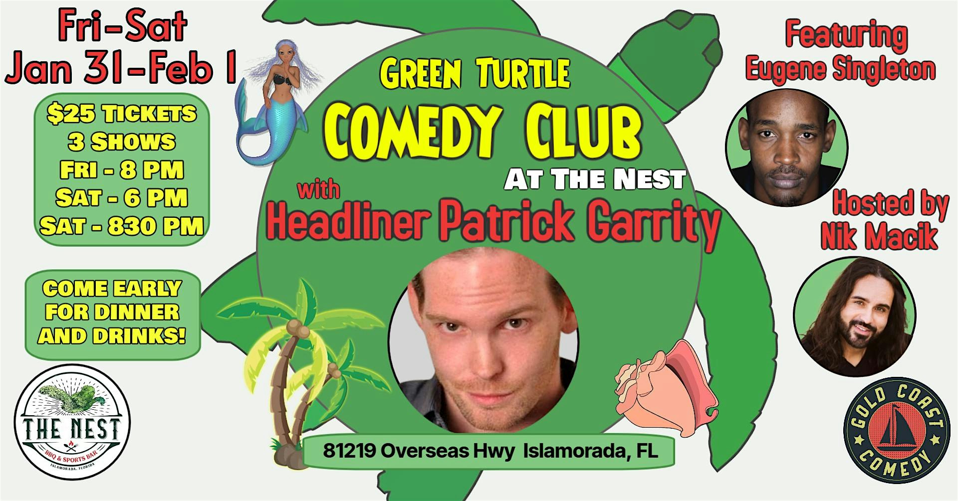 Green Turtle Comedy Club – Islamorada, FL