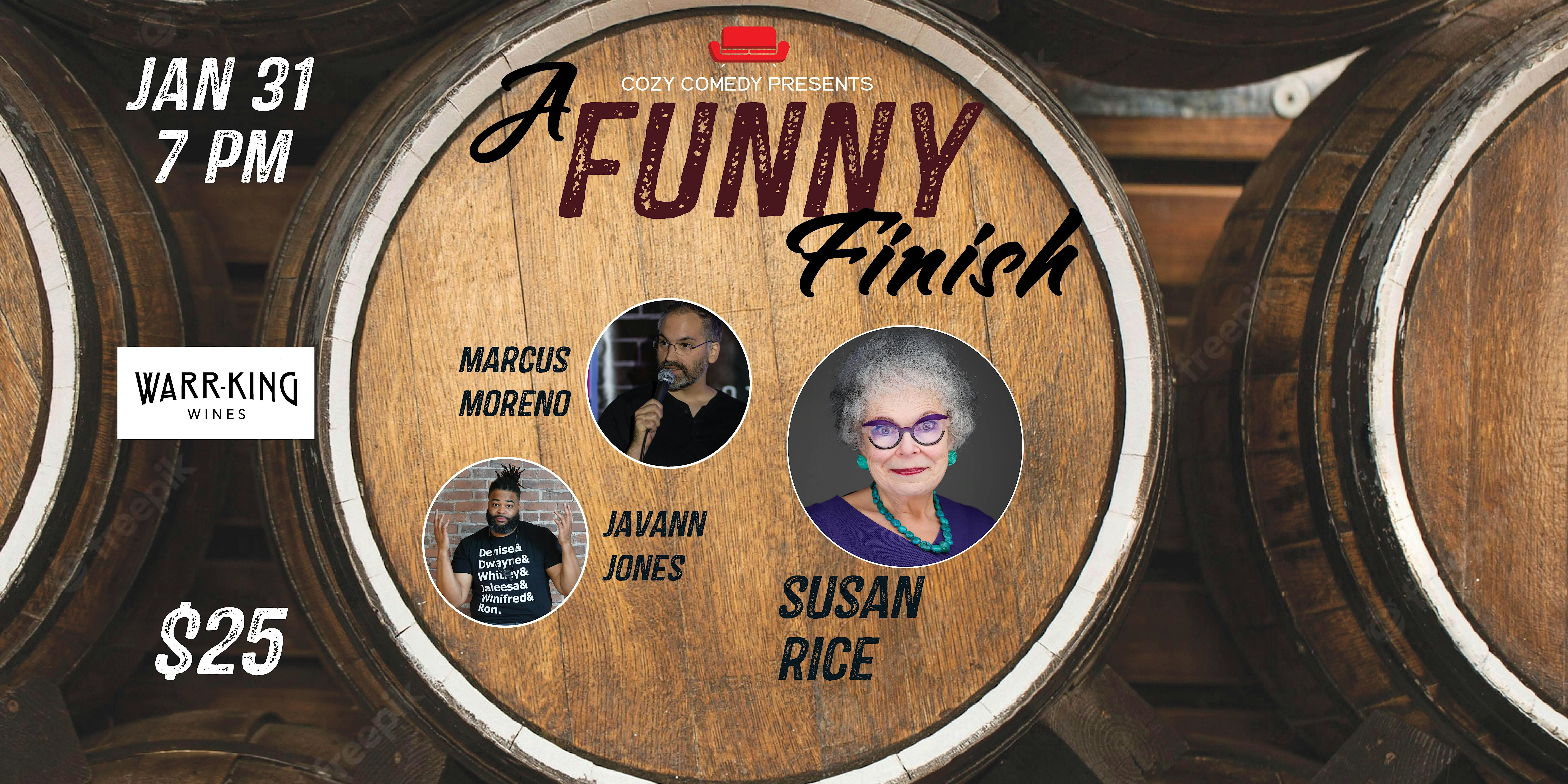 Comedy! A Funny Finish: Susan Rice Returns! – Woodinville, WA