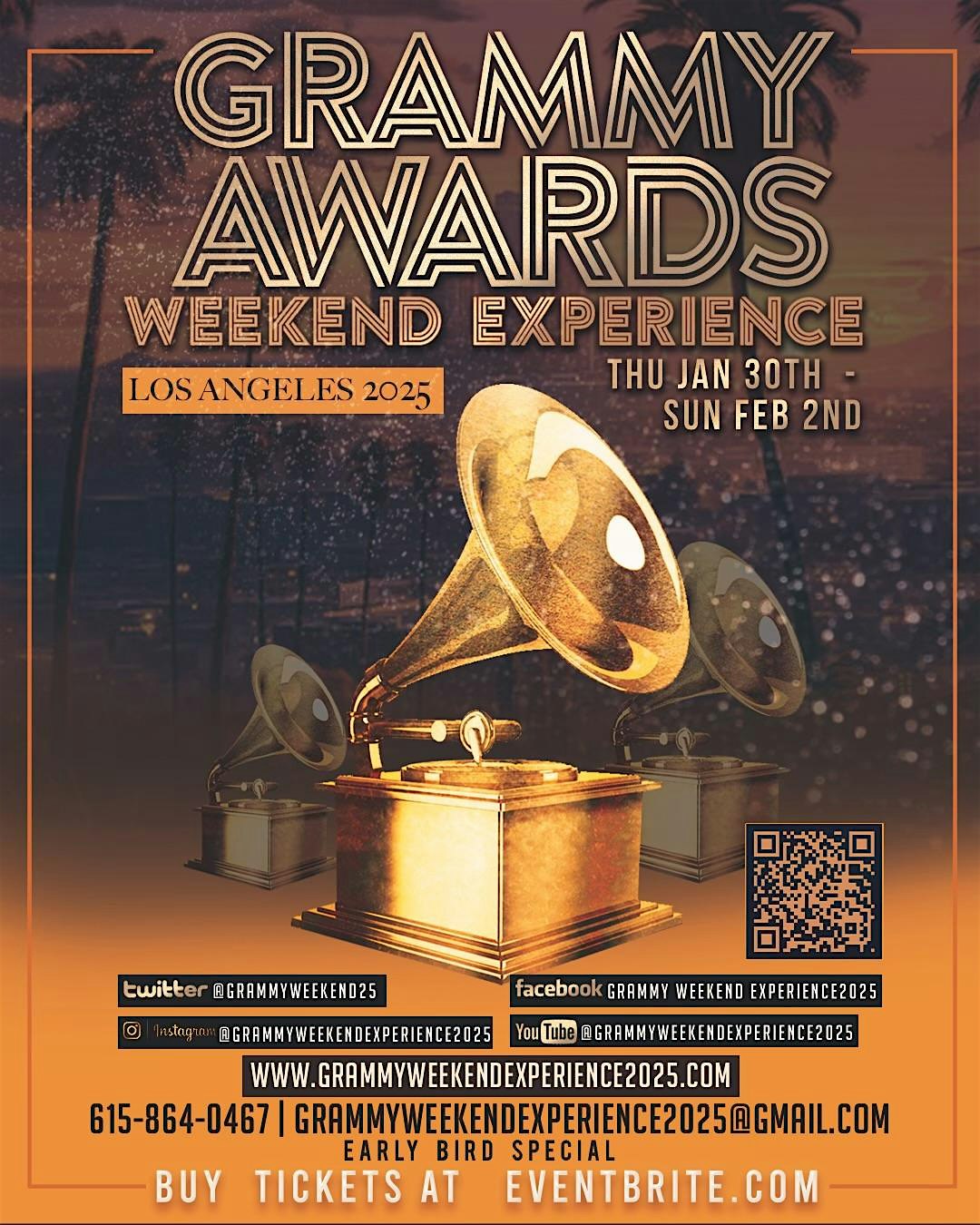 GRAMMYS WEEKEND EXPERIENCE EVENTS – Los Angeles, CA