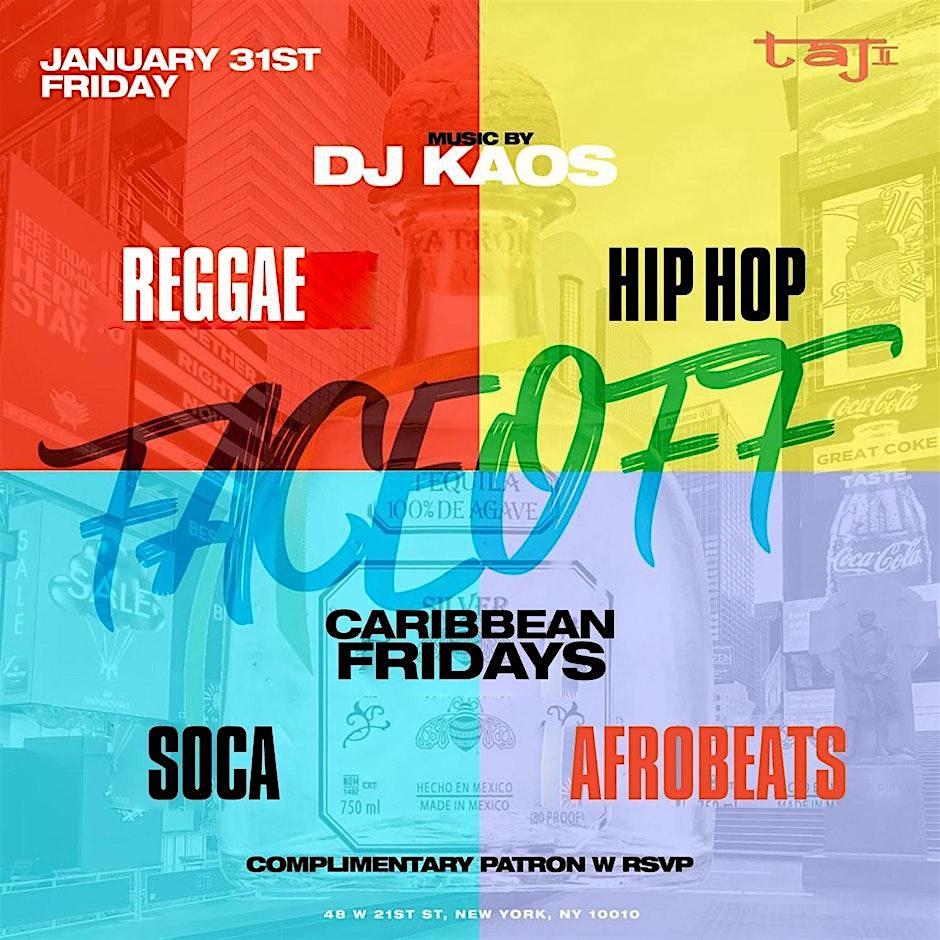 Taj on Fridays Hip Hop, Reggae, Soca and Afrobeats – New York, NY