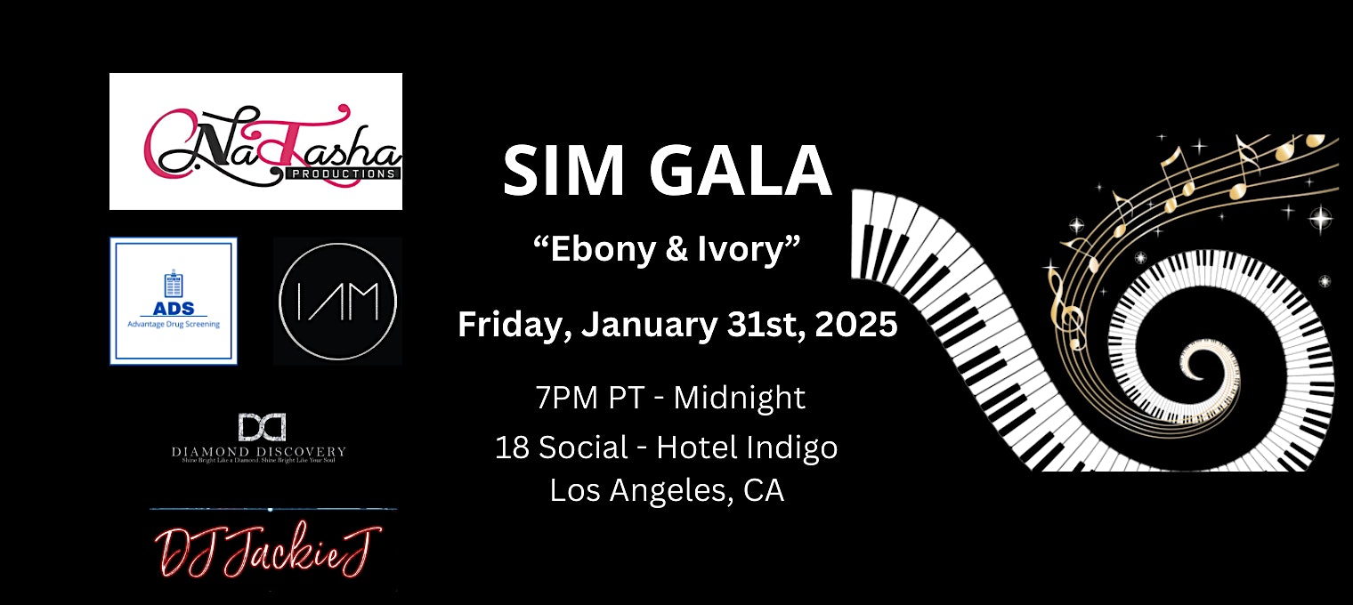 SIM Ebony & Ivory Gala – Los Angeles, CA