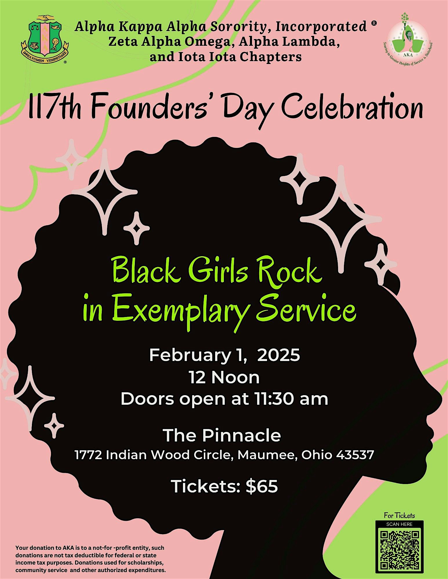 117th Founders’ Day Celebration: Black Girls Rock in Exemplary Service – Maumee, OH