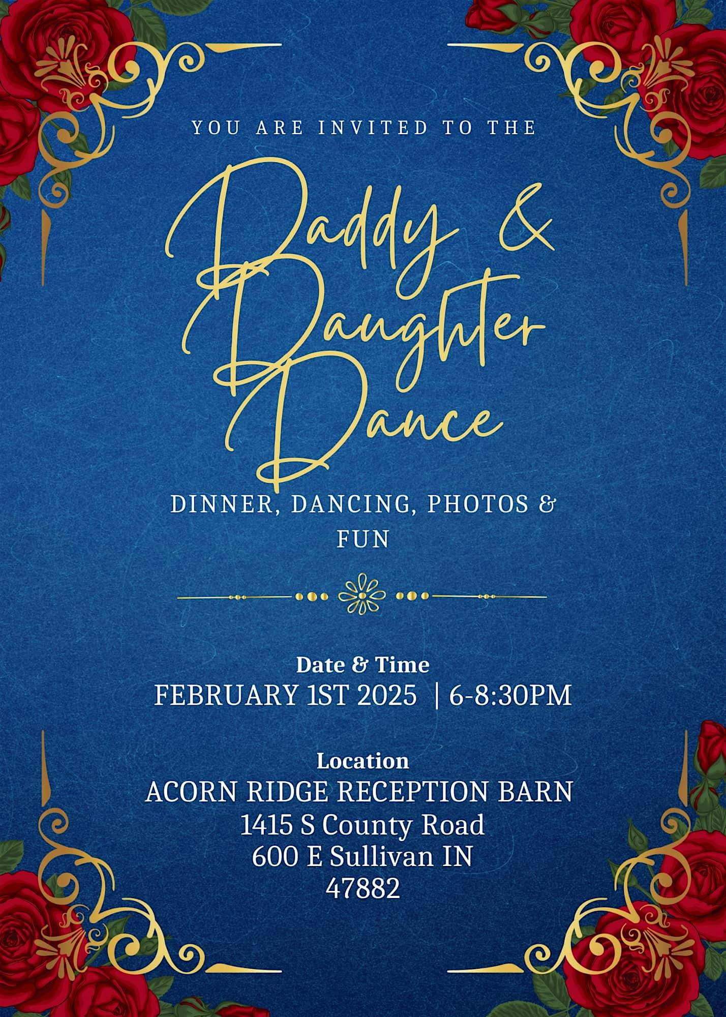 3rd Annual Daddy & Daughter Dance – Sullivan, IN