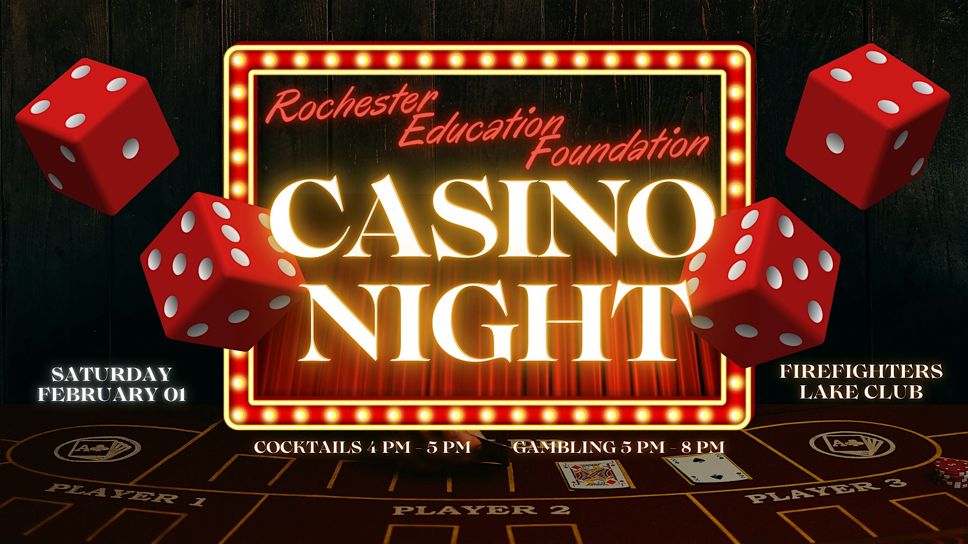 CASINO NIGHT to benefit the Rochester Education Foundation – Springfield, IL