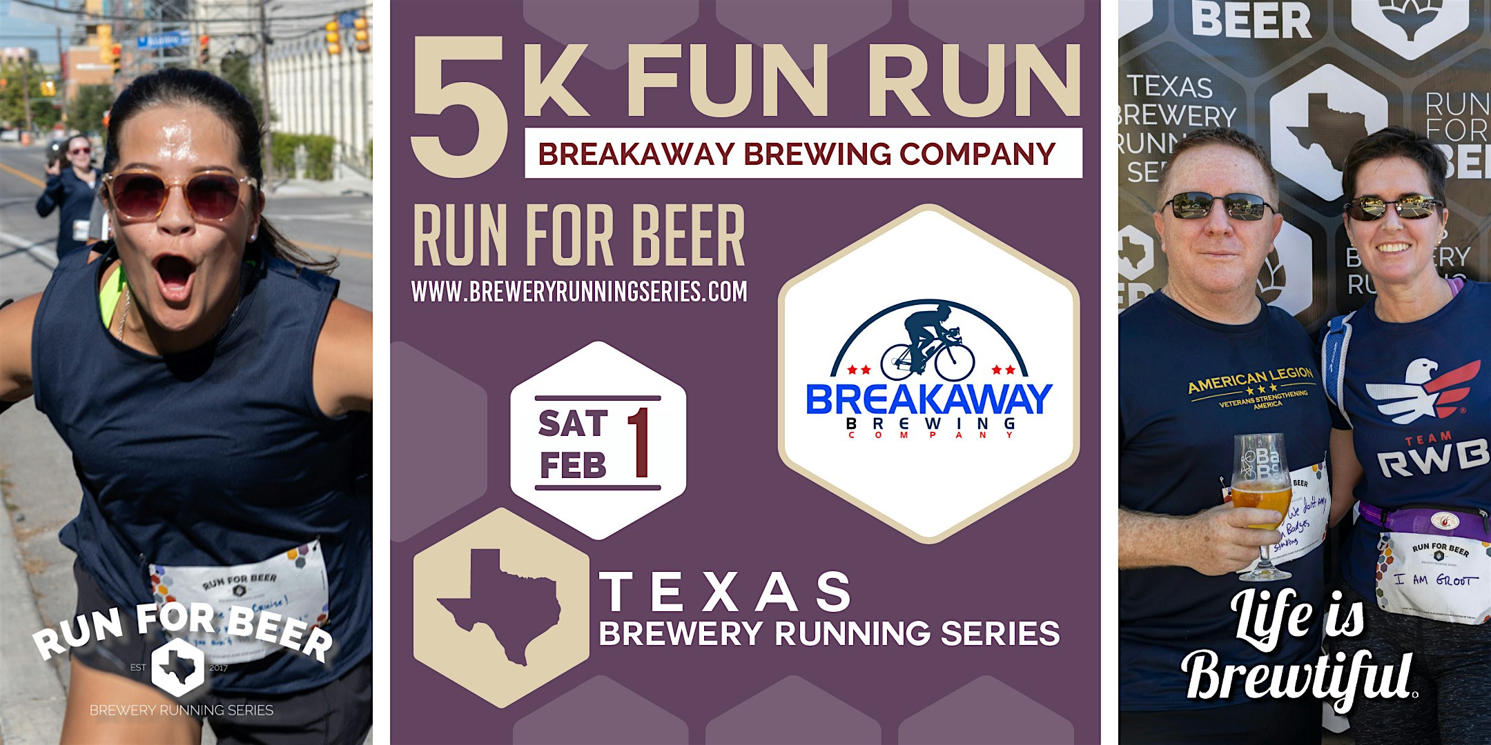 5k Beer Run x Breakaway Brewing | 2025 Texas Brewery Running Series – San Antonio, TX