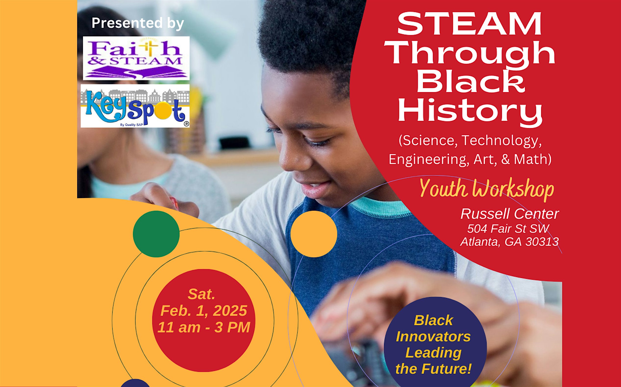 STEAM Through Black History Youth Workshop – Atlanta, GA