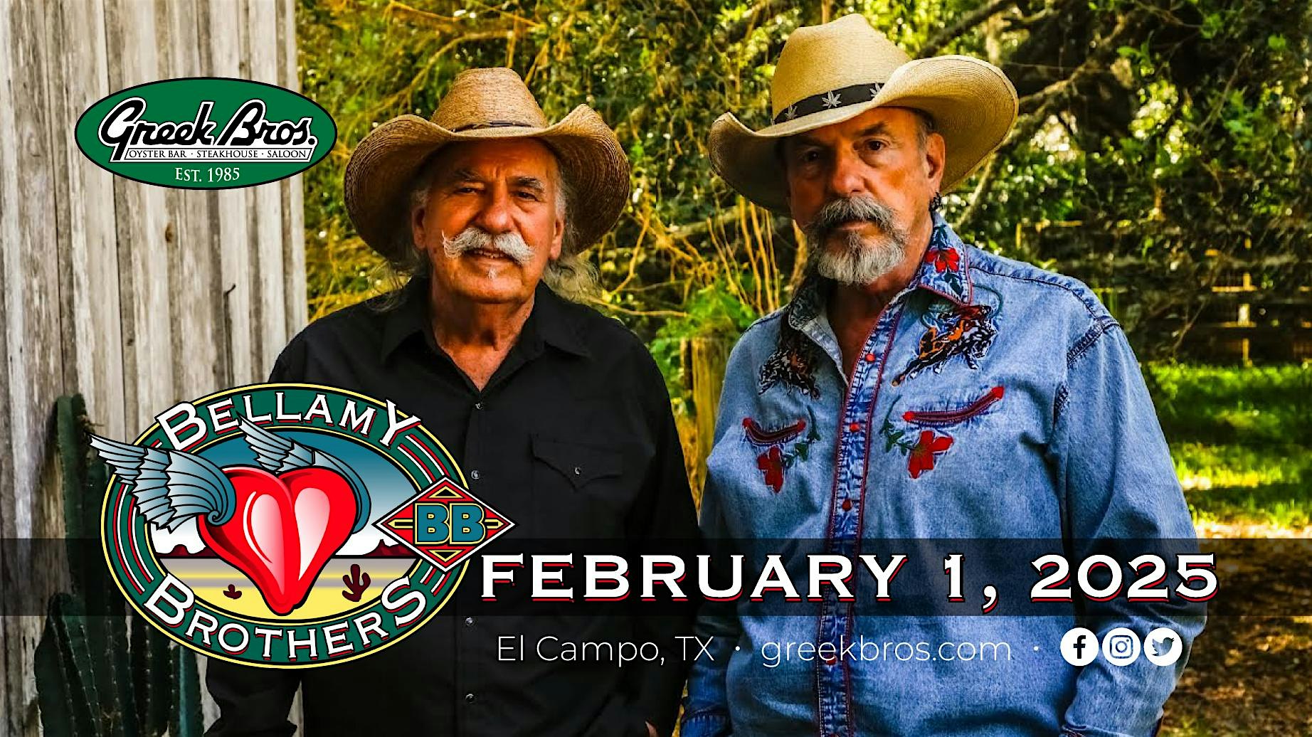 The Bellamy Brothers – El Campo, TX