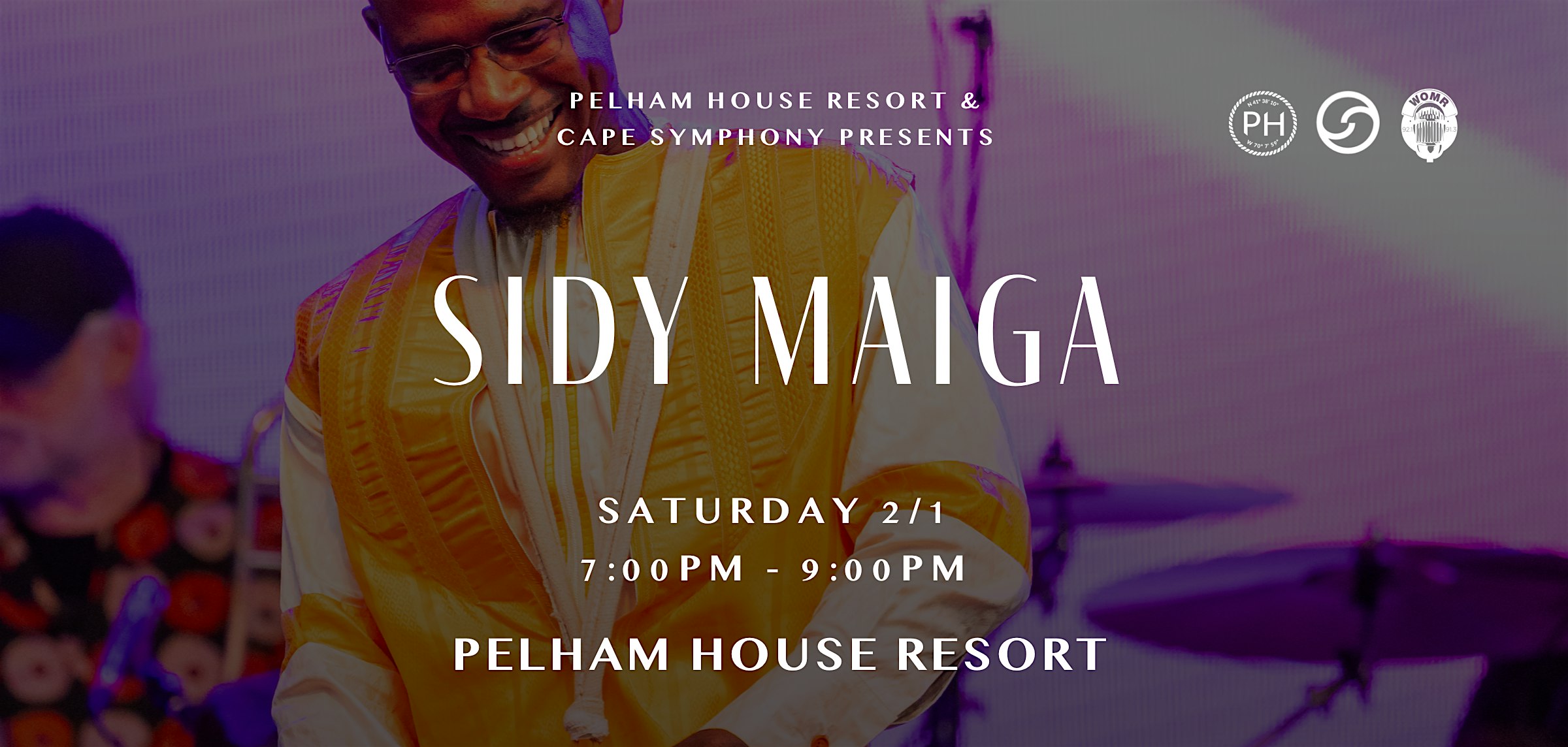 Cape Symphony Presents: An Evening of Rhythm with Sidy Maiga – Dennis, MA