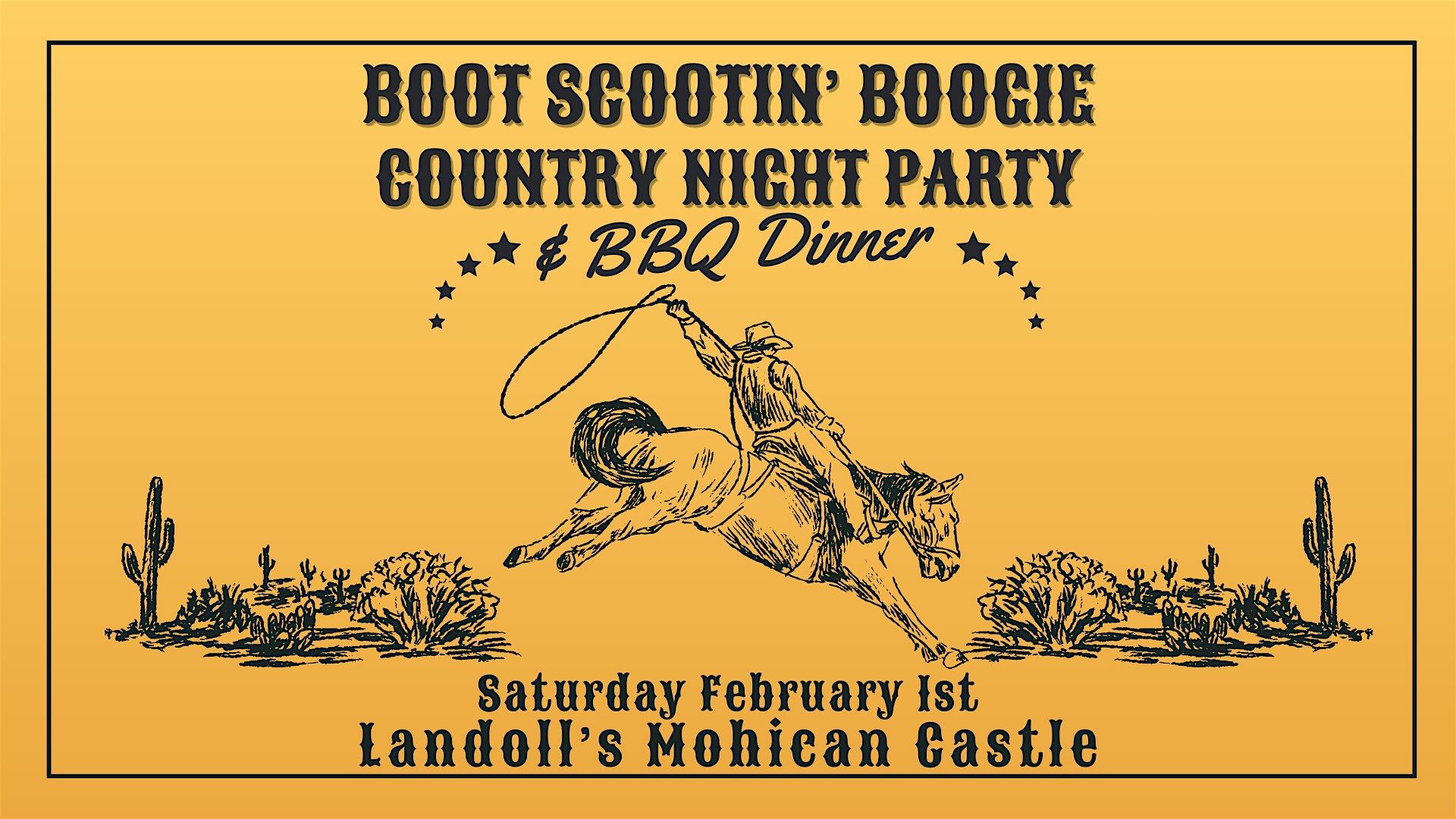 Boot Scootin Boogie: Country Night & BBQ Dinner Party – Loudonville, OH