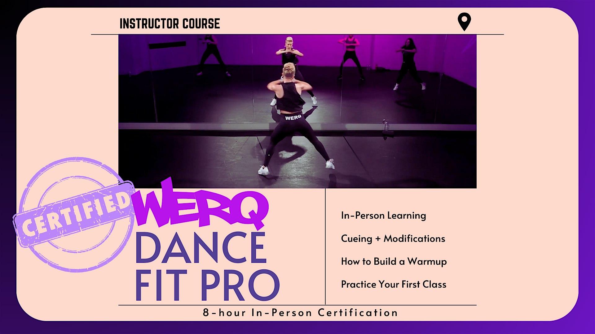 WERQ® Dance Fitness Professional Instructor Certification – Charleston, SC