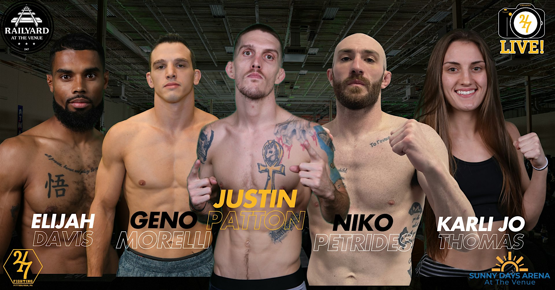 Brawl in the Burgh 26: Live MMA at Sunny Days Arena! – North Versailles, PA