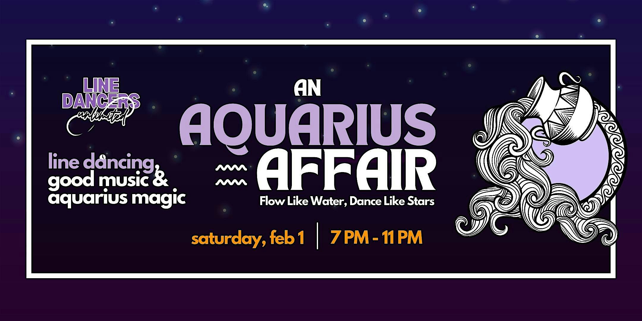 An Aquarius Affair – Line Dancing Party w/ Line Dancers Unlimited – Columbus, GA