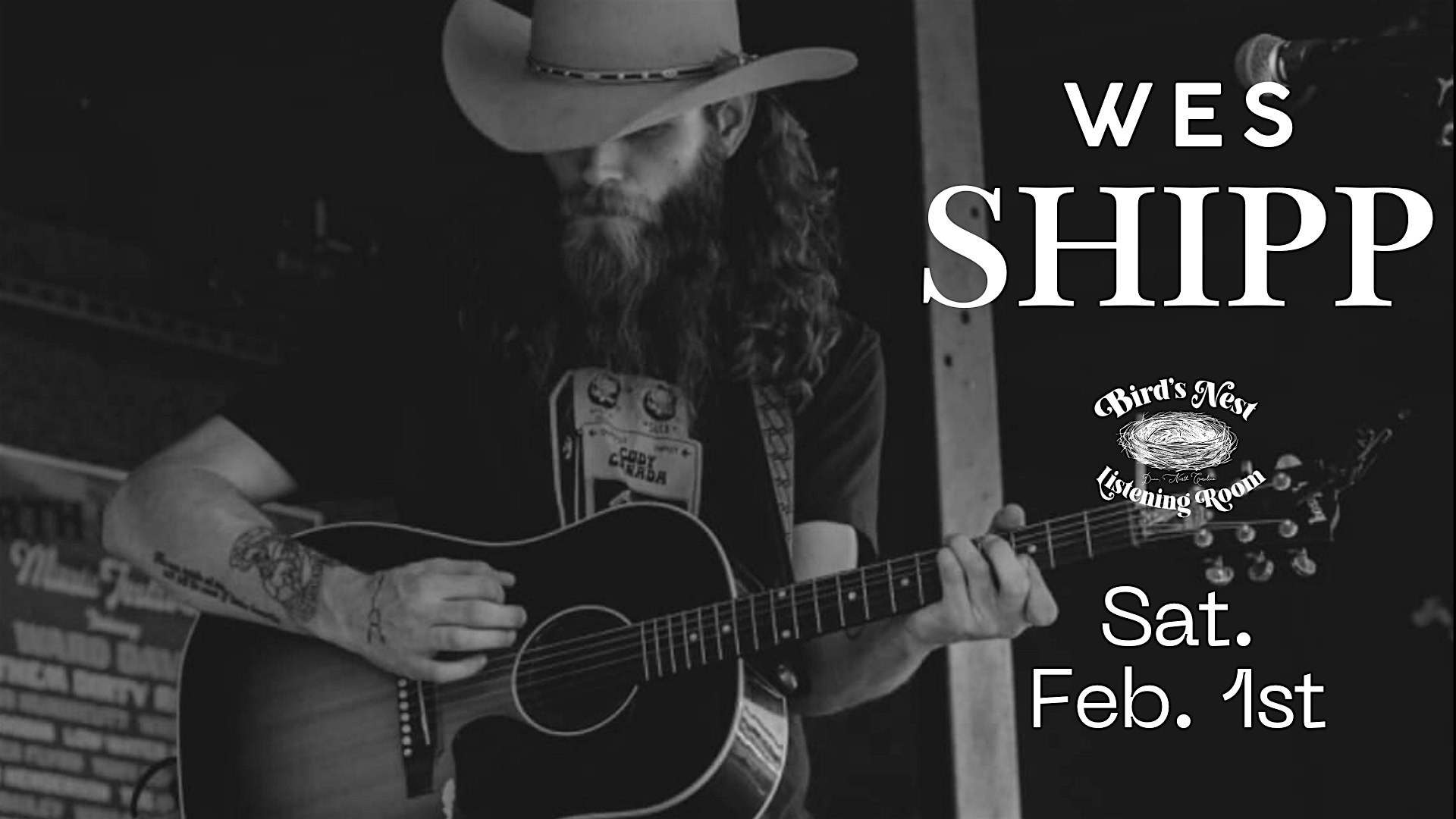 Wes Shipp at Bird’s Nest Listening Room – Dunn NC – Dunn, NC