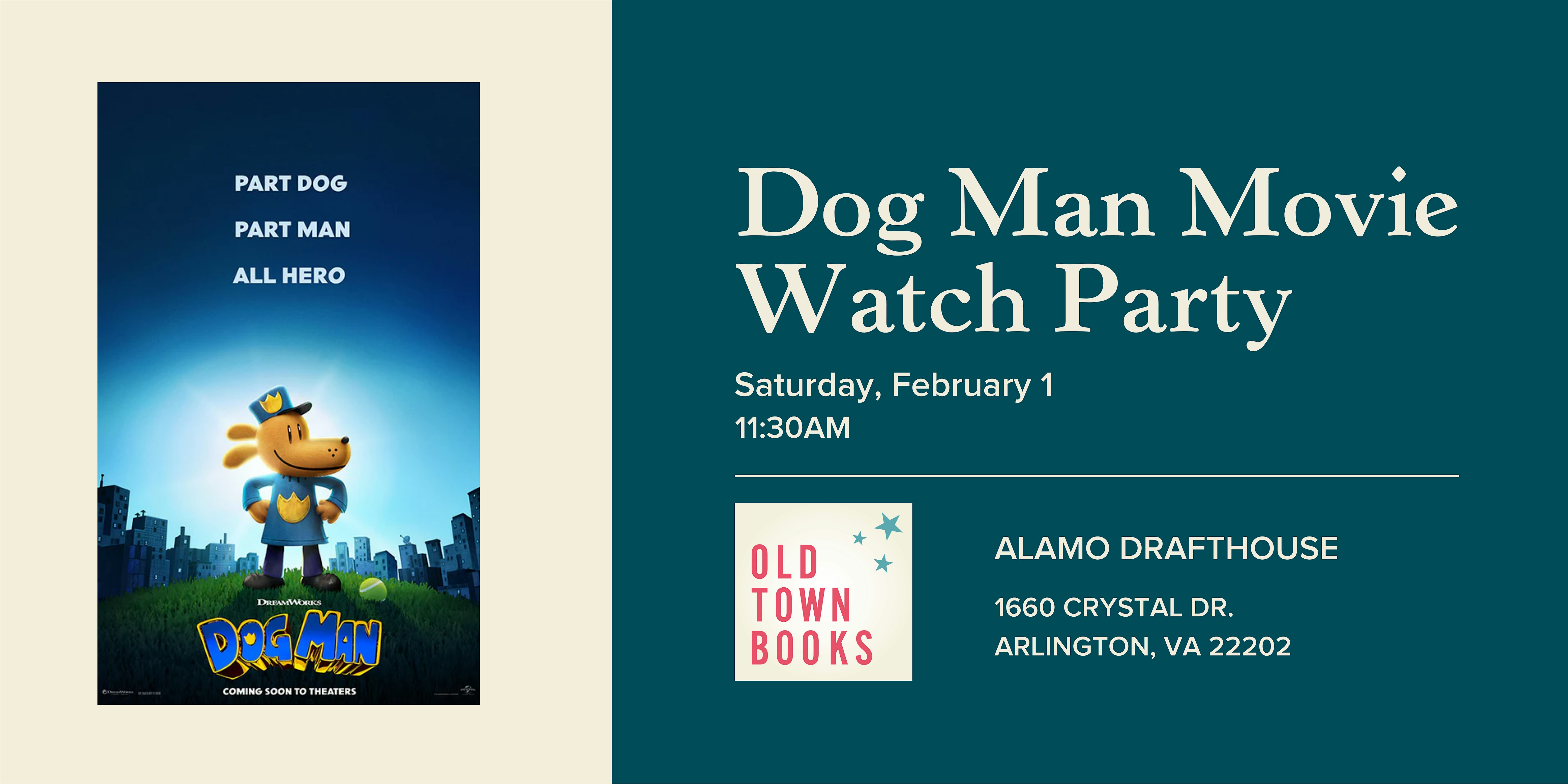 Dog Man Movie Party at Alamo Drafthouse – Arlington, VA