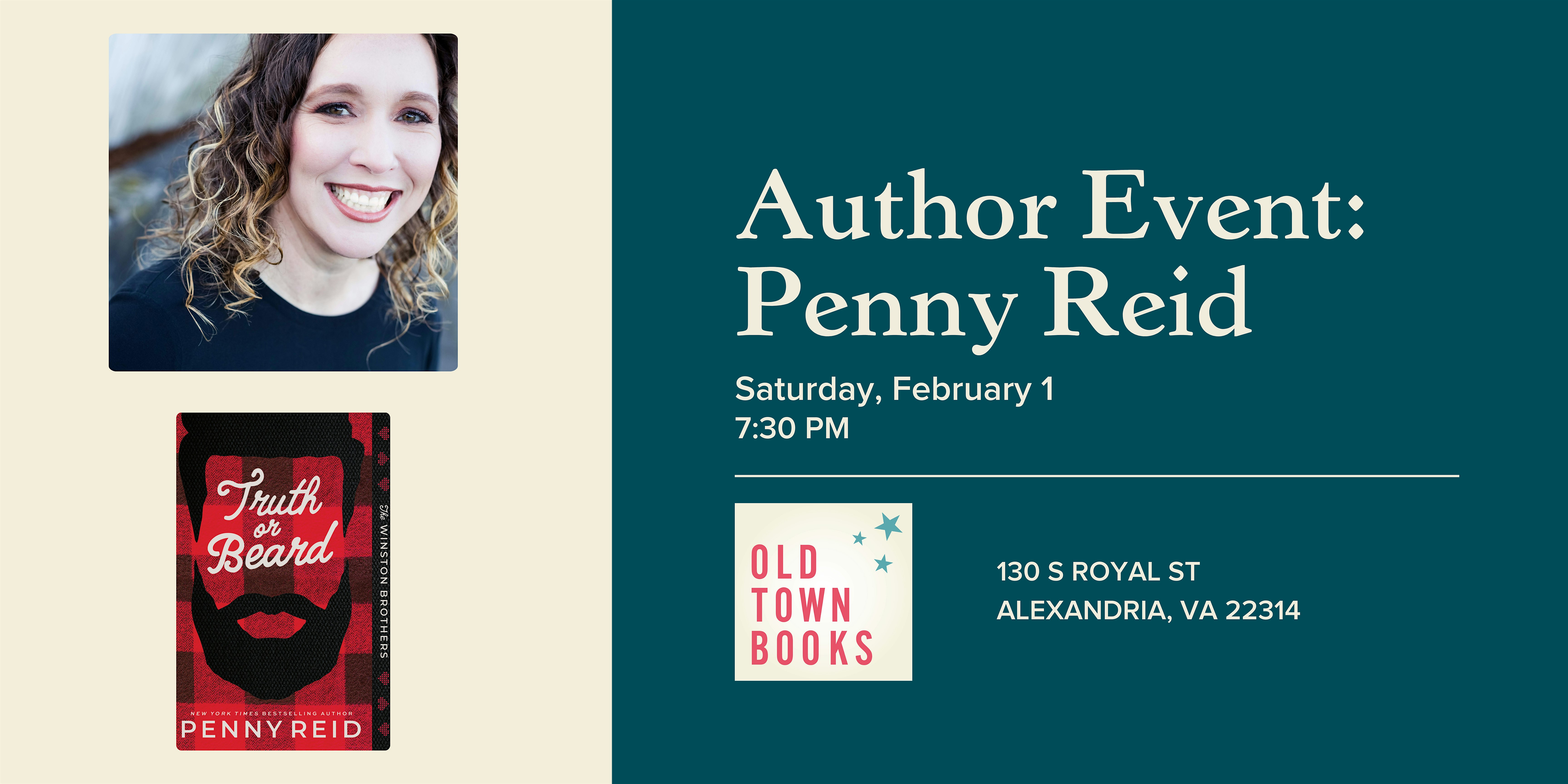 Author Event: Penny Reid – Alexandria, VA