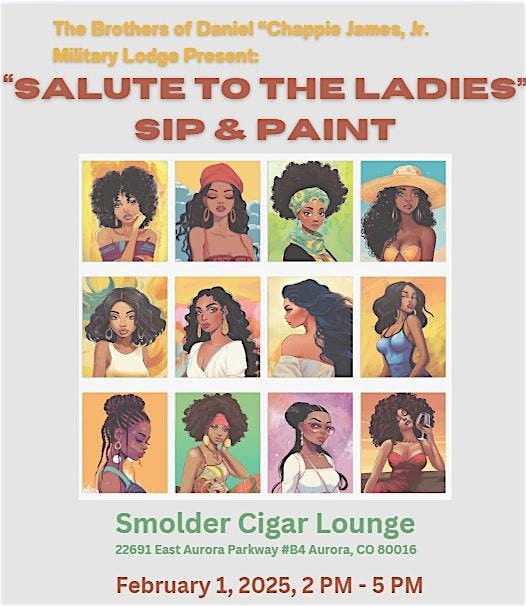 D.C.J. #27 Presents:”Salute to the Ladies” Paint & Sip – Aurora, CO