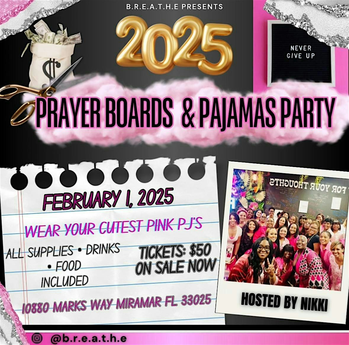 Prayer Board and Pajamas – Miramar, FL