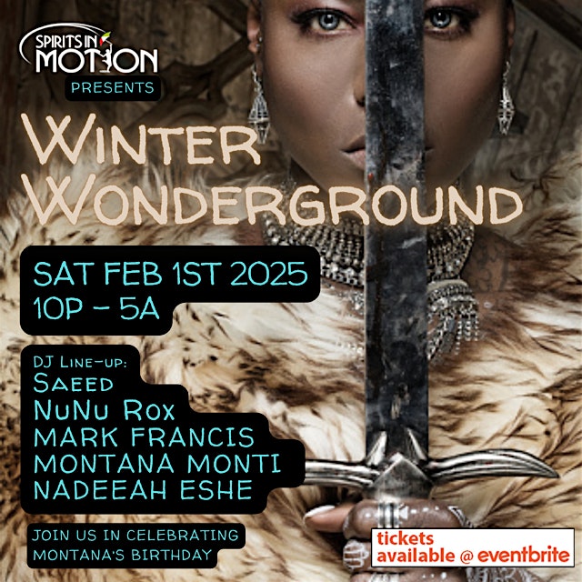 Spirits in Motion presents Winter Wonderground – Brooklyn, NY