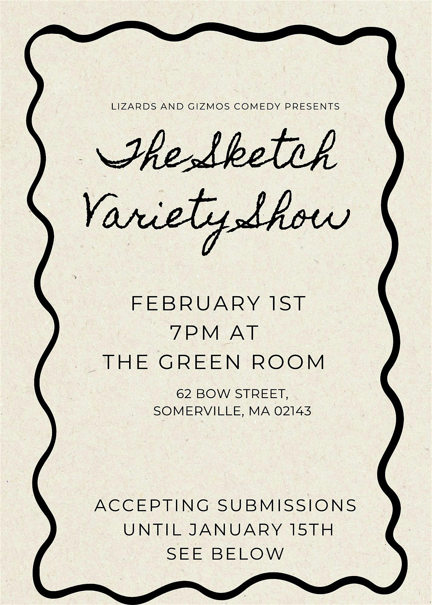 The Sketch Variety Show – Somerville, MA