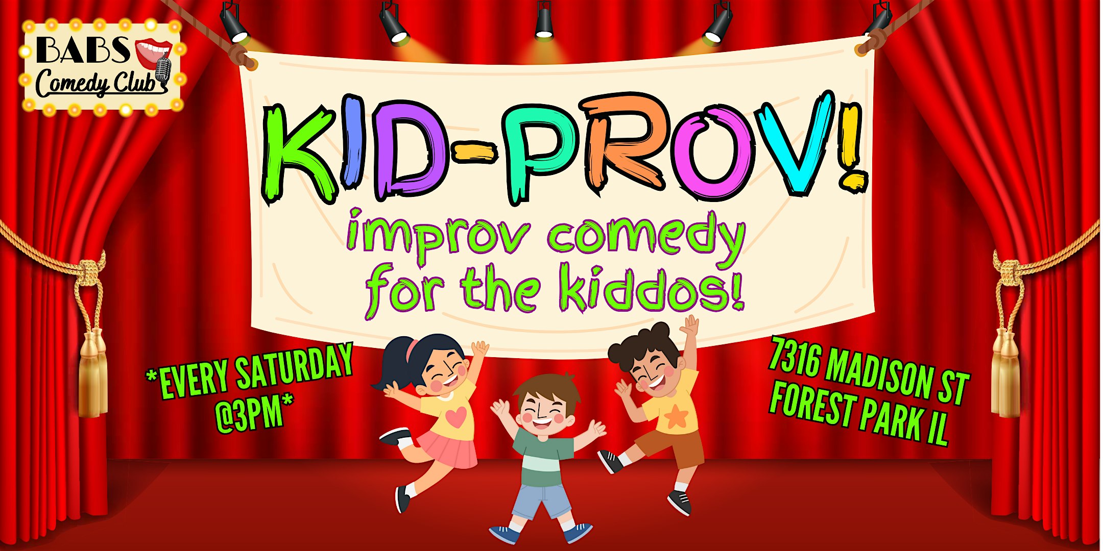 KID-PROV!! Improv Comedy for the Kiddos! – Forest Park, IL