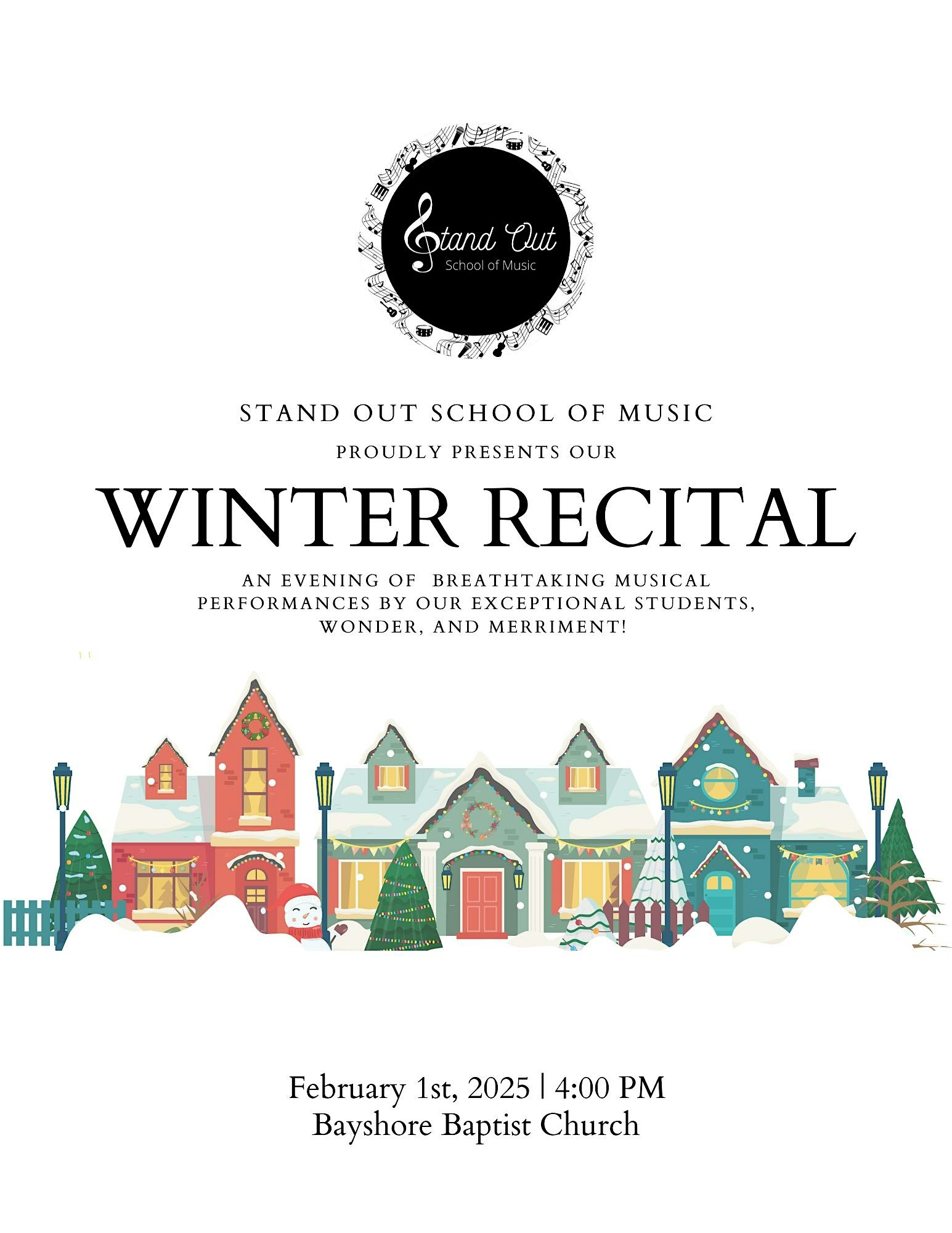 Stand Out School of Music’s Winter Recital – Tampa, FL