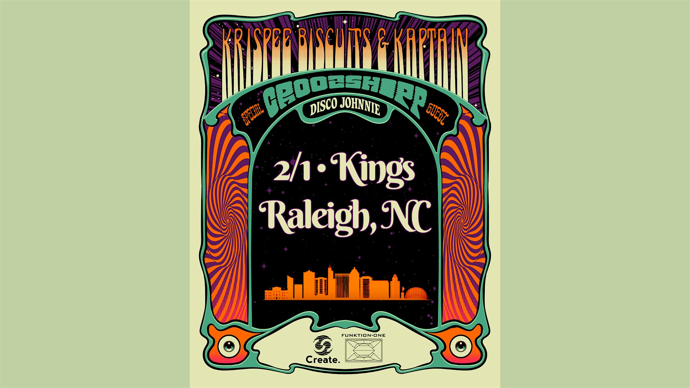 Krispee Biscuits + Kaptain w/ sg Croozshipp @ Kings – Raleigh, NC