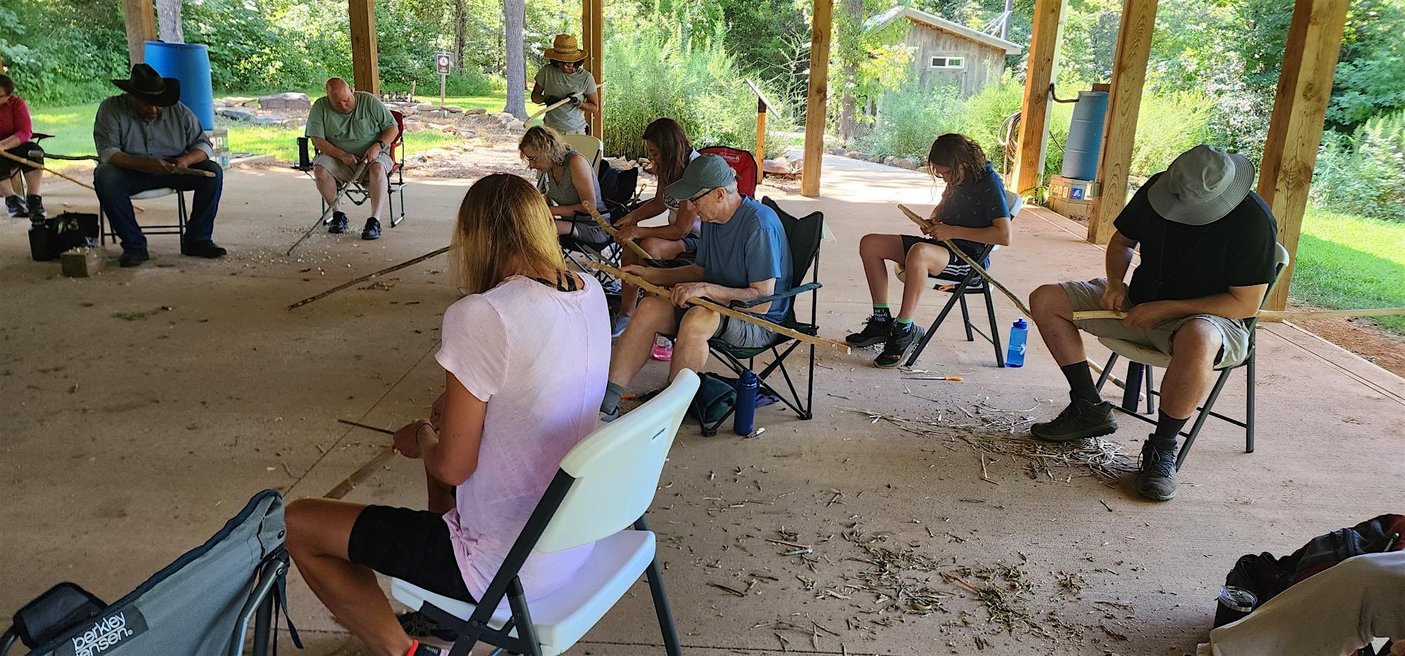 Come Whittle by the Eno – Walking Stick Whittling Workshop – Hillsborough, NC