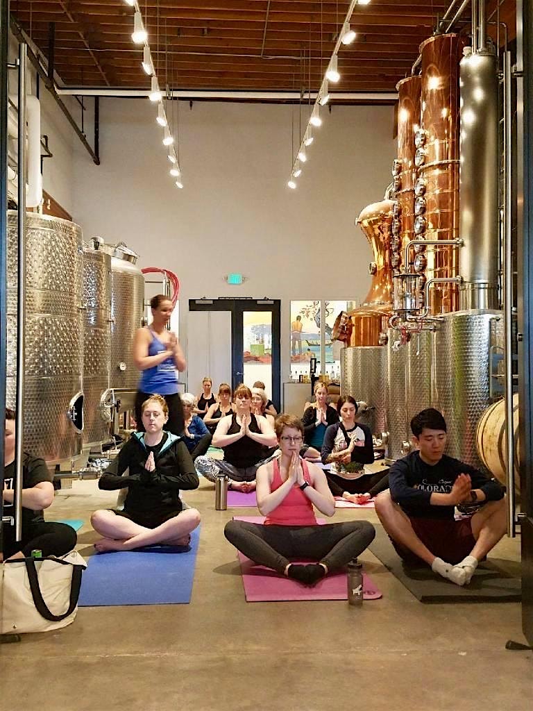 Gin (and more) + Yoga at Scratch Distillery – Edmonds, WA