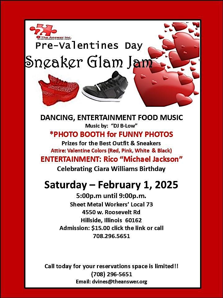 The Answer Inc. Pre Valentine’s Sneaker Glam Jam – Hillside, IL