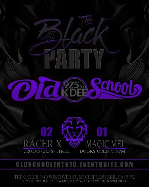 All Black Party with 97.5 & OSE – McClellan Park, CA