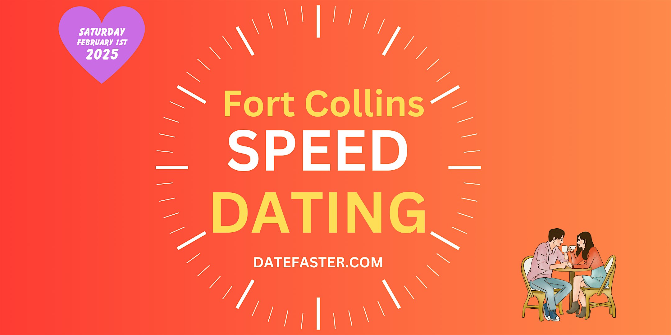 Speed Dating Fort Collins Singles 24-39 – Fort Collins, CO