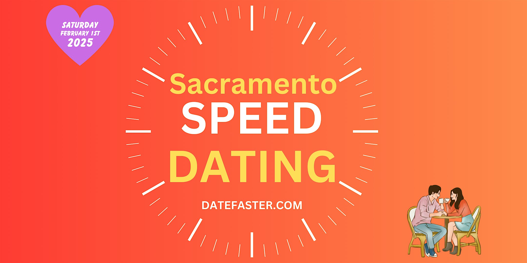 Speed Dating Sacramento Singles 24-39 – Sacramento, CA