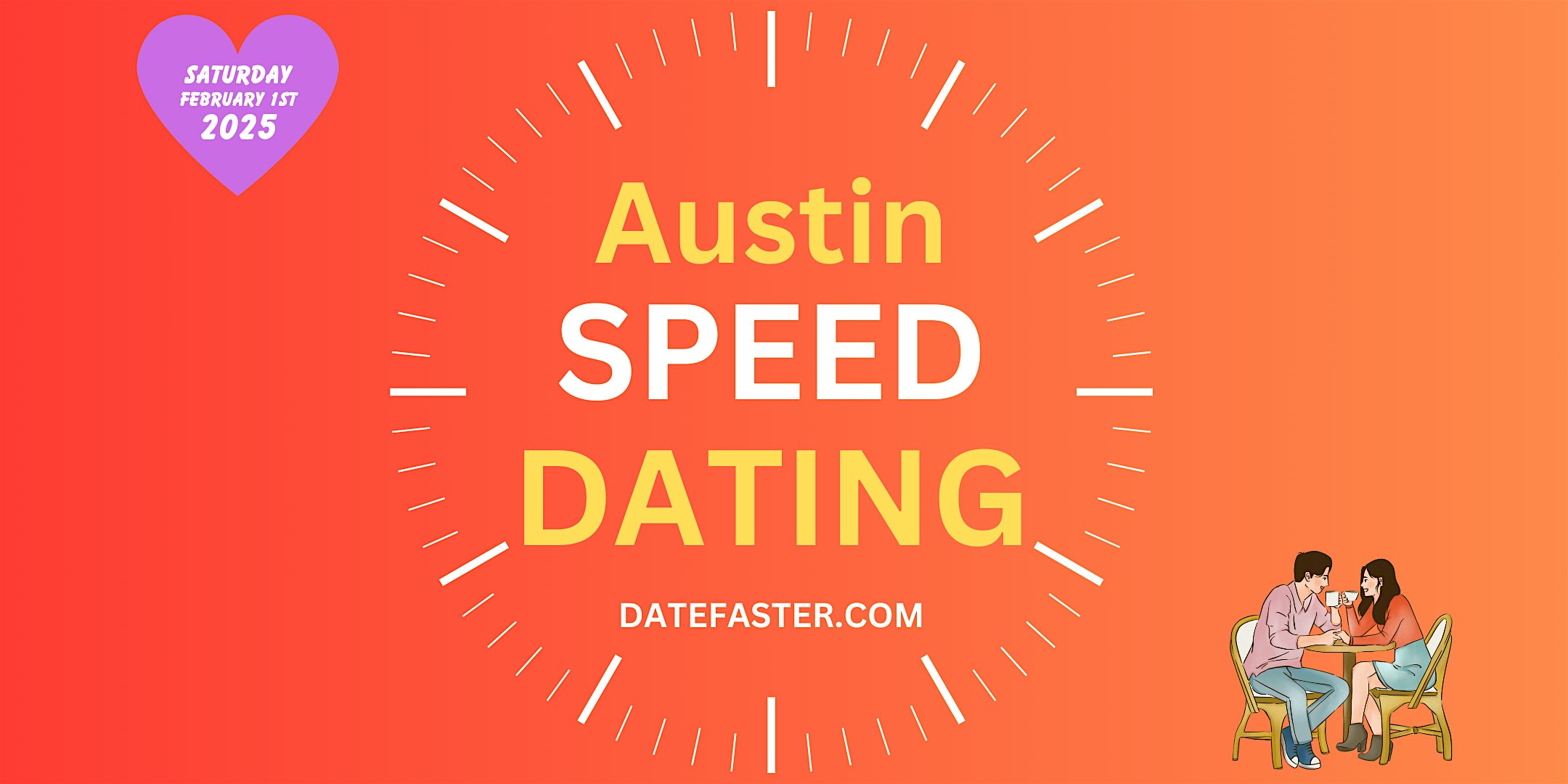 Speed Dating Austin Singles 24-39 – Austin, TX