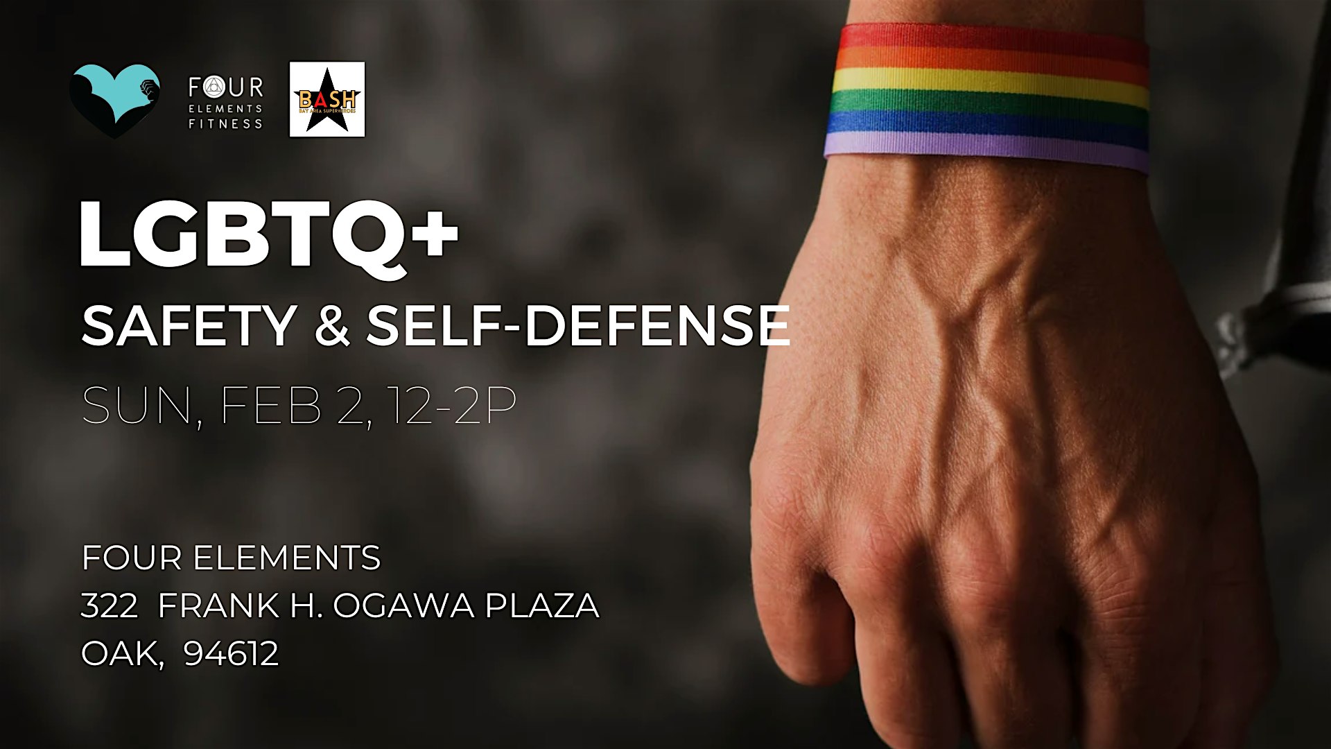 LGBTQ+ Safety & Self-Defense Workshop – Oakland, CA