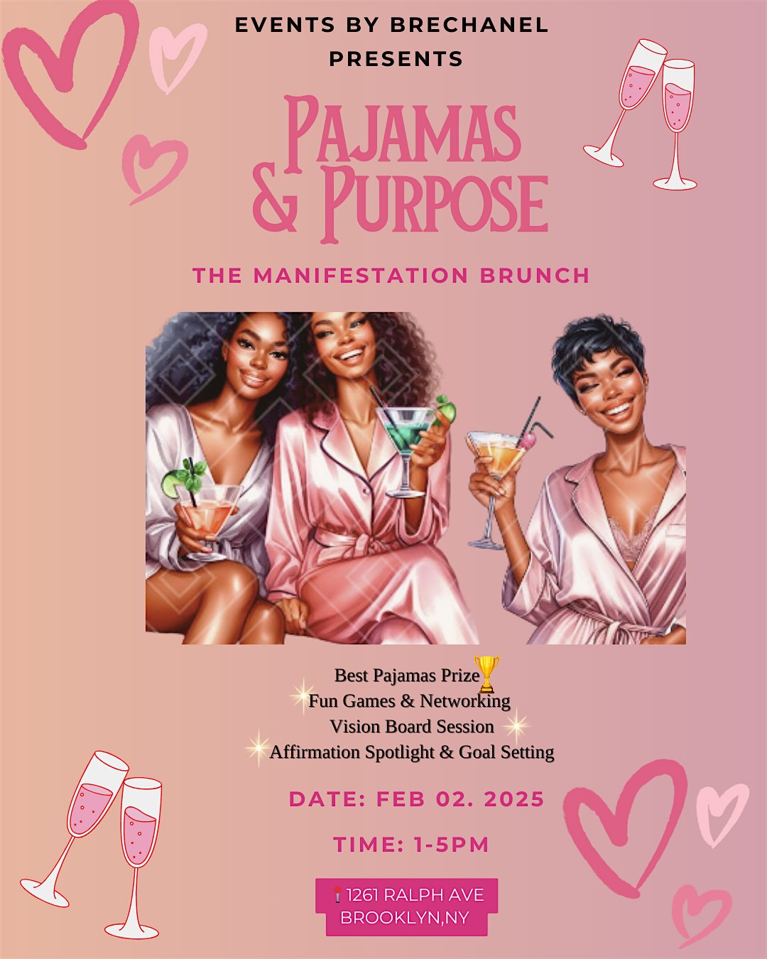 Pajamas & Purpose- The Manifestation Brunch – Brooklyn, NY