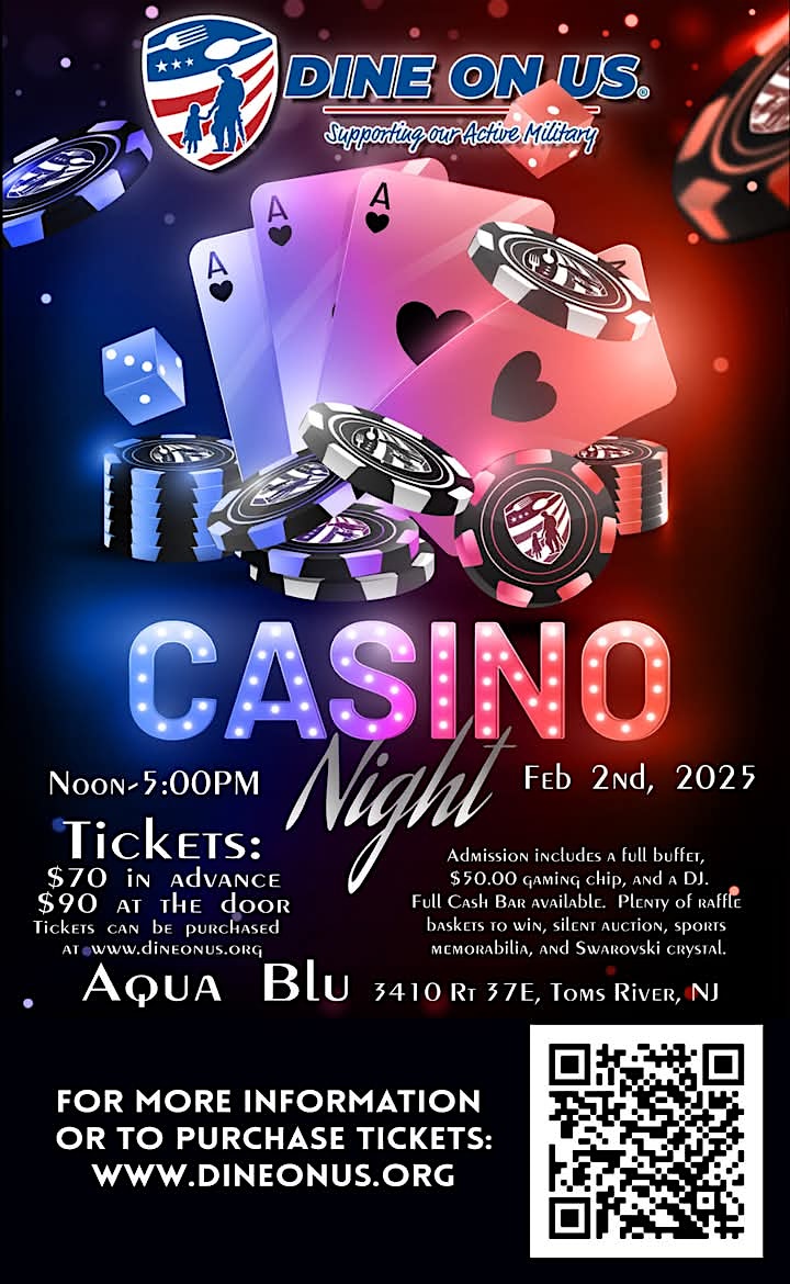 Casino Night @ Aqua Blu – Toms River, NJ