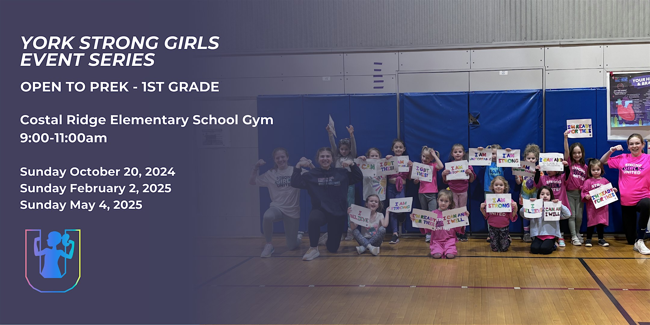 2025 Strong Girls United Pre-K – 1st Grade Events – York, ME