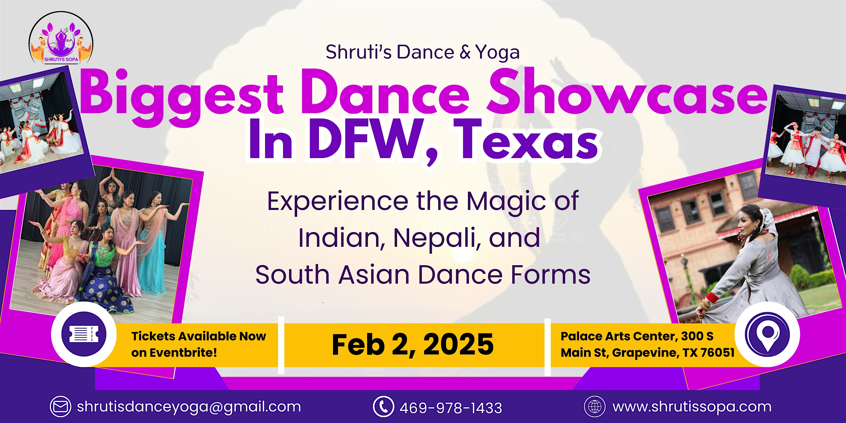 DANCE SHOWCASE by Shruti’s Dance & Yoga – Grapevine, TX