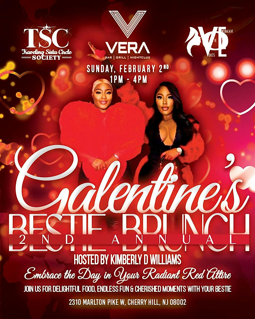 2nd Annual Galentines Bestie Brunch! – Cherry Hill, NJ