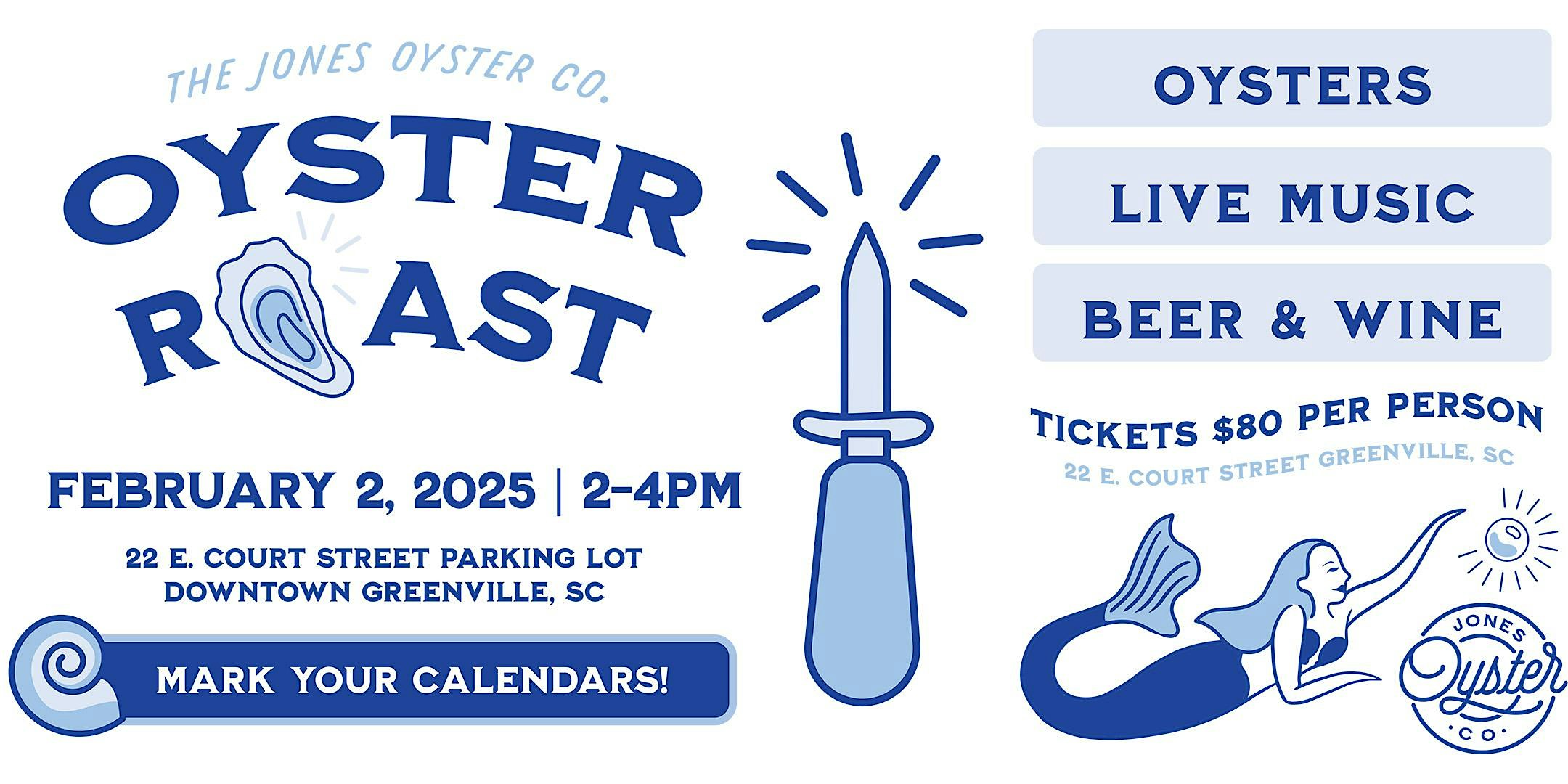 Jones Oyster Co. Oyster Roast – Greenville, SC