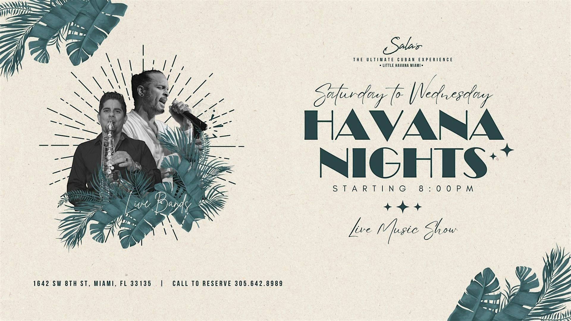 HAVANA NIGHTS DINNER SHOW – Miami, FL