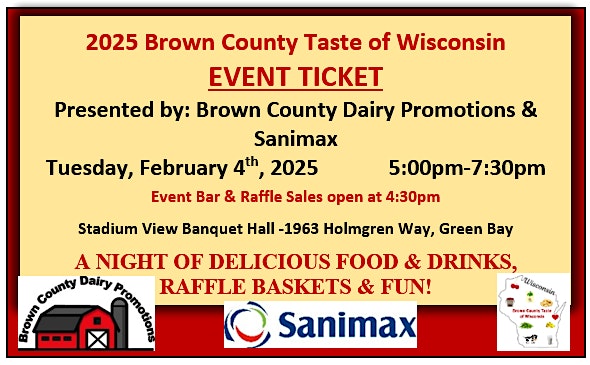 2025 Brown County Taste of Wisconsin – Green Bay, WI